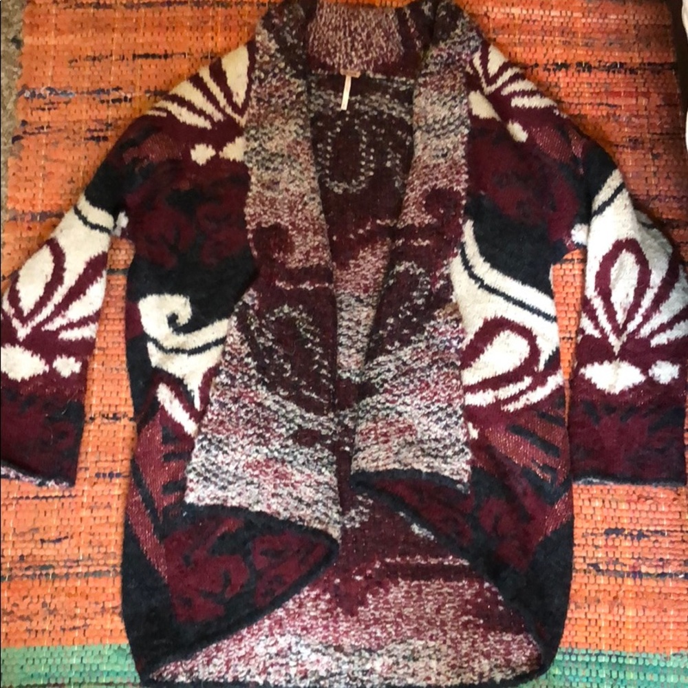 Free People wool cardigan
